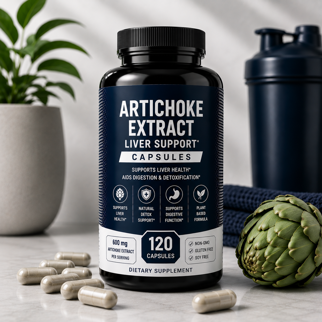 Artichoke Extract Liver Support Capsules